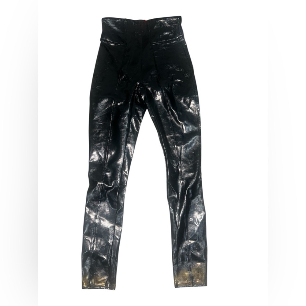NEW SPANX Faux Patent Leather Leggings Size XS